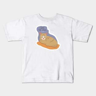 Cat in Coronavirus Kids T-Shirt